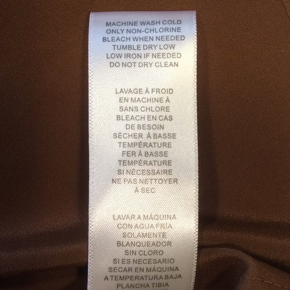 Michael Michael Kors Caramel Brown Blouse - Small - Picture 13 of 16